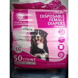 American kennel club ultra-absorb disposable female diapers 50 ct